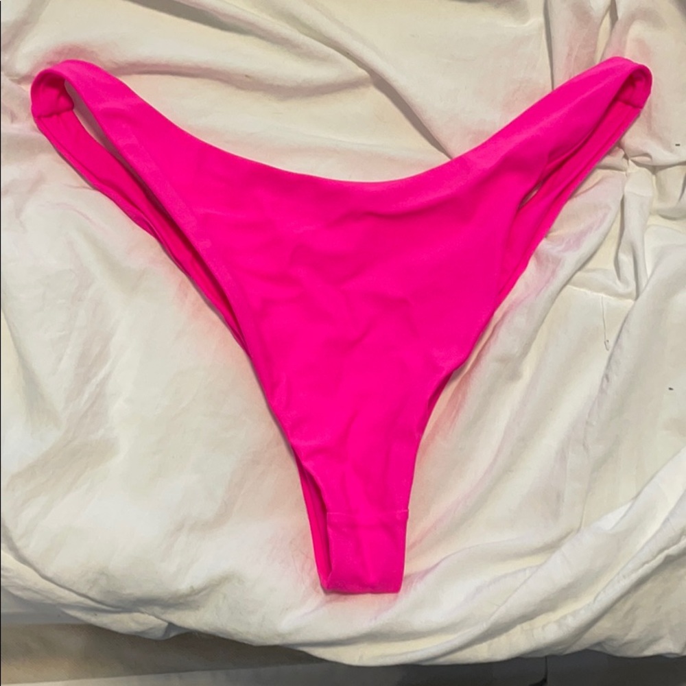 Bikini bottoms! Hot pink- cheeky, over hip